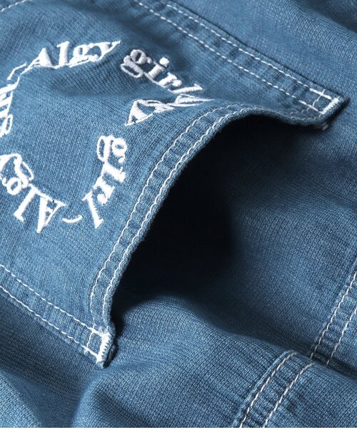 algy(アルジー)の「ハート刺しゅうロングパンツ(その他パンツ・キッズ・サックスブルー/グレー/ネイビー・XXX-SMALL/XX-SMALL/X-SMALL/MEDIUM/SMALL)」の9枚目の写真