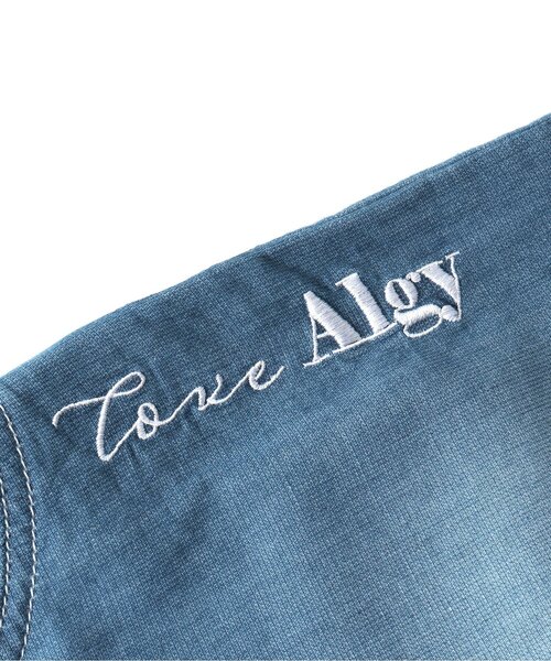 algy(アルジー)の「ハート刺しゅうロングパンツ(その他パンツ・キッズ・サックスブルー/グレー/ネイビー・XXX-SMALL/XX-SMALL/X-SMALL/MEDIUM/SMALL)」の6枚目の写真
