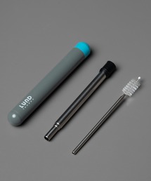 THE BAREFOOT（ベアフット）の「【 Lund London / ルンド ロンドン 】 ステンレスストロー 洗浄用ブラシ&専用ケースセット Skittle Straw TEI（カトラリー）」