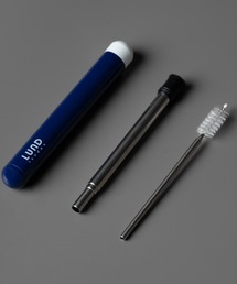 Lund London（ルンドロンドン）の「【 Lund London / ルンド ロンドン 】 ステンレスストロー 洗浄用ブラシ&専用ケースセット Skittle Straw TEI（カトラリー）」