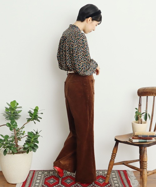 Dot&amp;Stripes CHILDWOMAN - Dot＆Stripes CHILDWOMAN　リバティプリント ボウタイブラウス Dot&Stripes CHILDWOMAN - Dot＆Stripes CHILDWOMAN リバティ