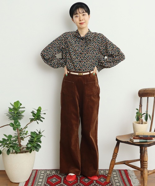 ✨たんぽぽです✨　ドットアンドストライプス チャイルドウーマン ブラウス Dot&Stripes CHILDWOMAN（シャツ/ブラウス(長袖/七分)）のフリマ