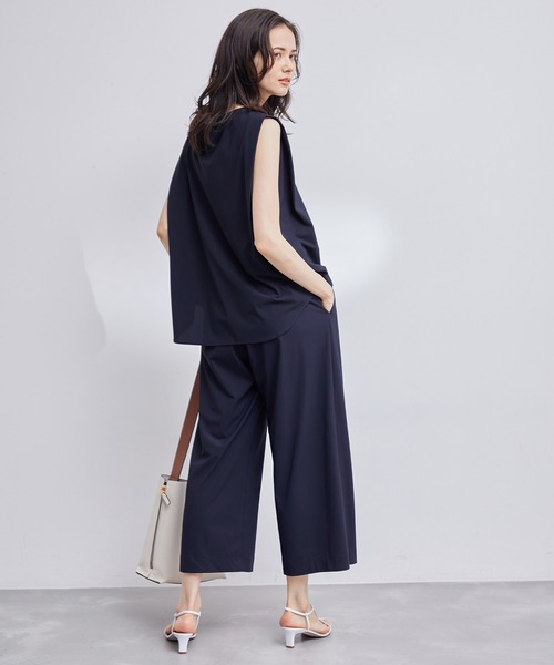 ROPE'（ロペ）の「【洗える】ストレッチノースリーブ Tブラウス/セットアップ対応（シャツ/ブラウス・レディース・ネイビー/ベージュ系その他2・38/36/34）」の20枚目の写真