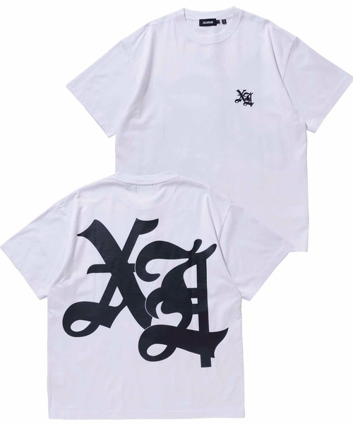 XLARGE(エクストララージ)の「OLD ENGLISH S/S TEE(Tシャツ/カットソー・メンズ・ネイビー/ブラック/ホワイト・S/M/XL/L)」の2枚目の写真