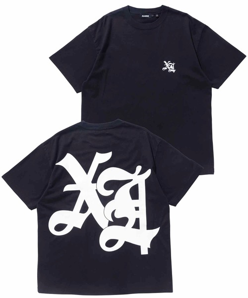 XLARGE(エクストララージ)の「OLD ENGLISH S/S TEE(Tシャツ/カットソー・メンズ・ネイビー/ブラック/ホワイト・S/M/XL/L)」の3枚目の写真