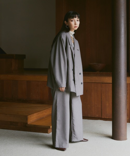 Happy John（ハッピージョン）の「loose wide buggy slacks pants/ルーズワイドバギースラックスパンツ（スラックス・レディース・ベージュ/ブラック/ブラウン・SMALL/MEDIUM）」の22枚目の写真