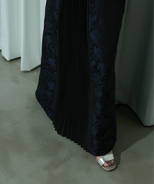 Ezick（エジック）の「Peplum ribbon スカートセットアップ（スカート・レディース・ライトブルーグレー/ブラック・FREE）」の21枚目の写真