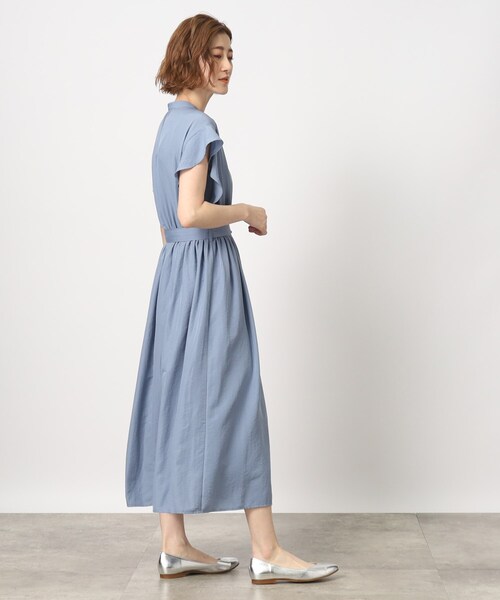 grove(グローブ)の「◆上品きれいな優秀フリルワンピース(ワンピース・レディース・ライトブルー/ブラック/カーキ・02/03/04/05/01)」の17枚目の写真