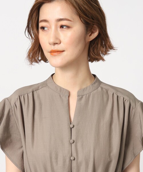 grove(グローブ)の「◆上品きれいな優秀フリルワンピース(ワンピース・レディース・ライトブルー/ブラック/カーキ・02/03/04/05/01)」の6枚目の写真