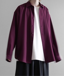 Amunzen Basic Regular Collar Shirts / 梨地ベーシックレギュラーカラーシャツ