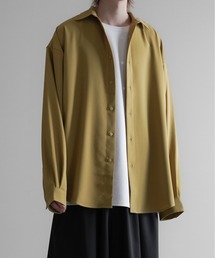 Amunzen Basic Regular Collar Shirts / 梨地ベーシックレギュラーカラーシャツ