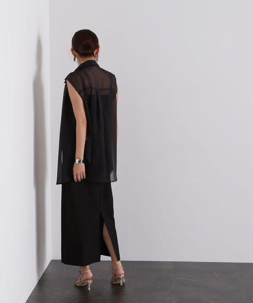 期間限定！NATURAL BEAUTY BASIC シアーシャツ＆キャミワンピ NATURAL BEAUTY BASIC☆新作！シアーシャツ＆キャミワンピセット