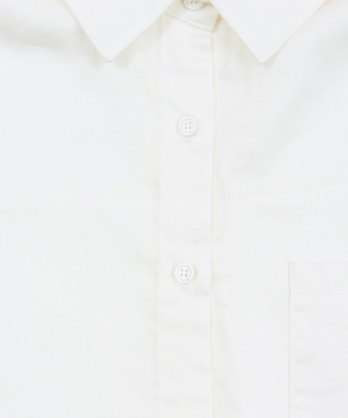 PUNYUS（プニュズ）の「クロップド半袖シャツ（シャツ/ブラウス・レディース・ホワイト・1/2/3/4）」の13枚目の写真