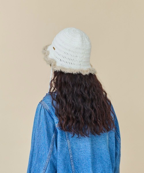 kaorinomori(カオリノモリ)の「kaorinomori ココハット ベベ(ハット・レディース・ブラック/ホワイト・FREE)」の8枚目の写真