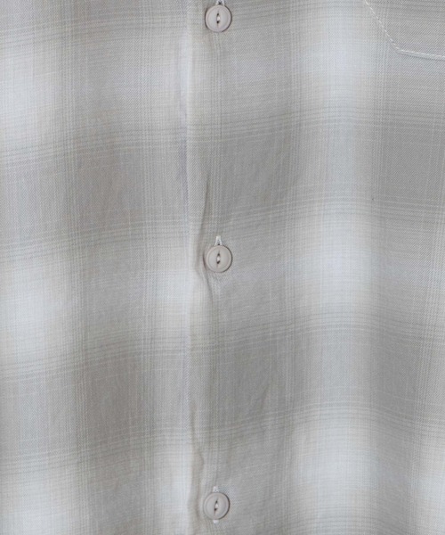 WEGO（ウィゴー）の「WEGO/オンブレチェックビッグシャツ（シャツ/ブラウス・メンズ・ブラック系その他2/グレー系その他2・MEDIUM/LARGE）」の16枚目の写真