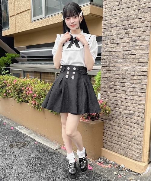 ROJITA evelyn スカートまとめ売り ROJITA - 量産型 地雷 ROJITA evelyn レースアップギンガム