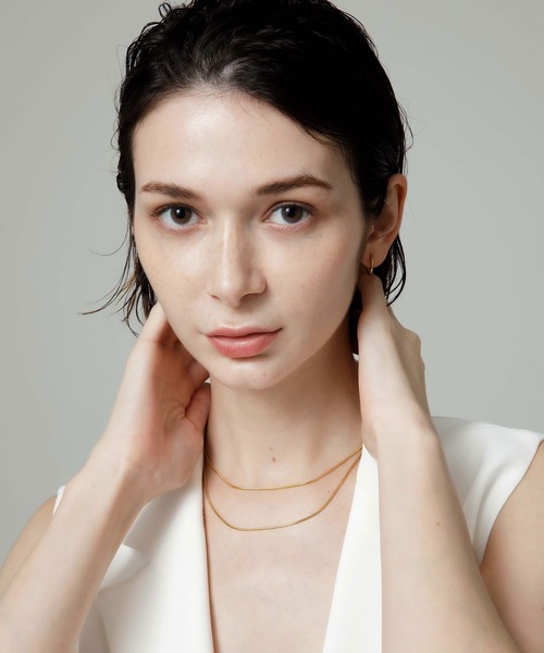 CENE（セネ）の「【CENE】セネ/1mmスネークチェーンネックレス/39cm（ネックレス・レディース・ゴールド/シルバー/ピンクゴールド・FREE）」の20枚目の写真