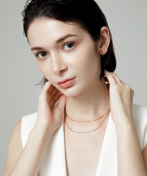 CENE（セネ）の「【CENE】セネ/1mmスネークチェーンネックレス/39cm（ネックレス・レディース・ゴールド/シルバー/ピンクゴールド・FREE）」の22枚目の写真