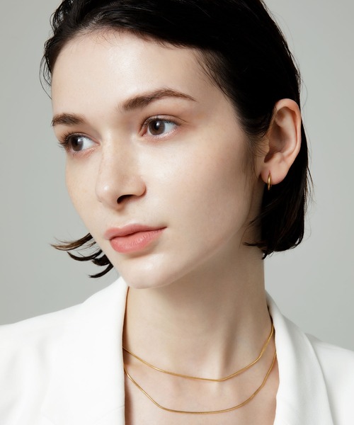 CENE（セネ）の「【CENE】セネ/1mmスネークチェーンネックレス/39cm（ネックレス・レディース・ゴールド/シルバー/ピンクゴールド・FREE）」の19枚目の写真