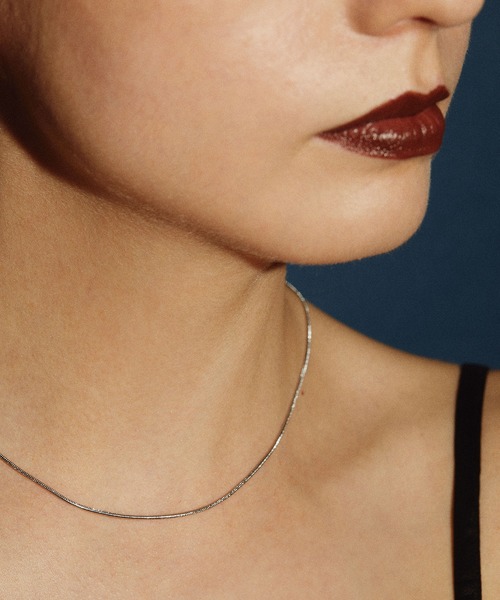 CENE（セネ）の「【CENE】セネ/1mmスネークチェーンネックレス/39cm（ネックレス・レディース・ゴールド/シルバー/ピンクゴールド・FREE）」の7枚目の写真