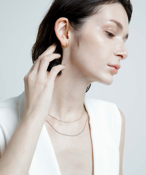 CENE（セネ）の「【CENE】セネ/1mmスネークチェーンネックレス/39cm（ネックレス・レディース・ゴールド/シルバー/ピンクゴールド・FREE）」の9枚目の写真