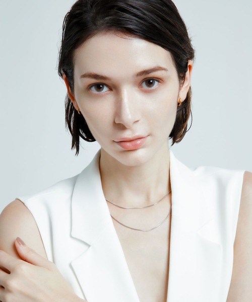 CENE（セネ）の「【CENE】セネ/1mmスネークチェーンネックレス/39cm（ネックレス・レディース・ゴールド/シルバー/ピンクゴールド・FREE）」の10枚目の写真