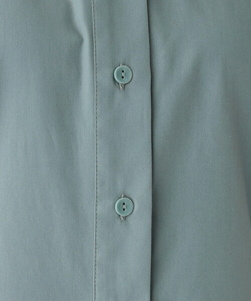 OPAQUE.CLIP(オペークドットクリップ)の「◆ドルマンスリーブシャツワンピース【洗濯機洗い可/イージーケア】(ワンピース・レディース・ダークブラウン/ライトブルー/ブラック・38/40)」の22枚目の写真