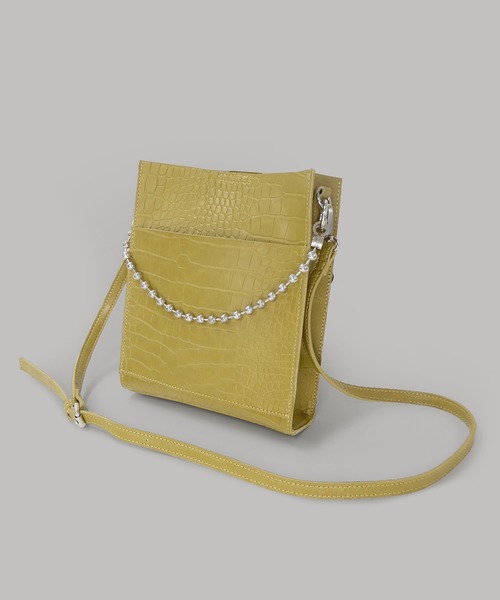 minia（ミニア）の「ボールチェーンミニショルダー（ショルダーバッグ・レディース・ブラック/アイボリー/モカ/イエロー・FREE）」の8枚目の写真