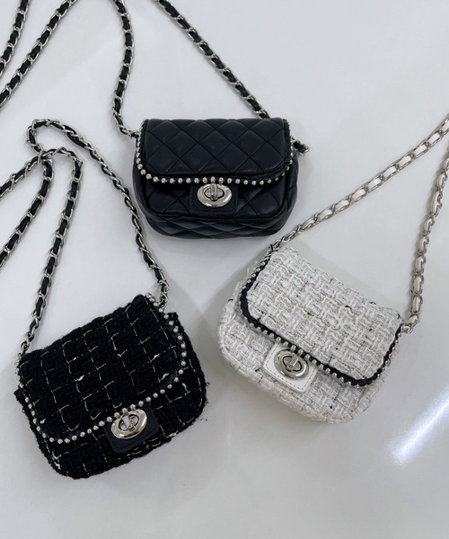 Heather(ヘザー)の「アソートミニショルダーBAG 979396(ショルダーバッグ・レディース・ブラック系その他/ブラック/ホワイト系その他/ホワイト・ONE SIZE)」の11枚目の写真