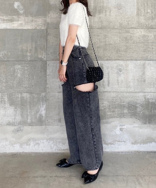 Heather(ヘザー)の「アソートミニショルダーBAG 979396(ショルダーバッグ・レディース・ブラック系その他/ブラック/ホワイト系その他/ホワイト・ONE SIZE)」の12枚目の写真