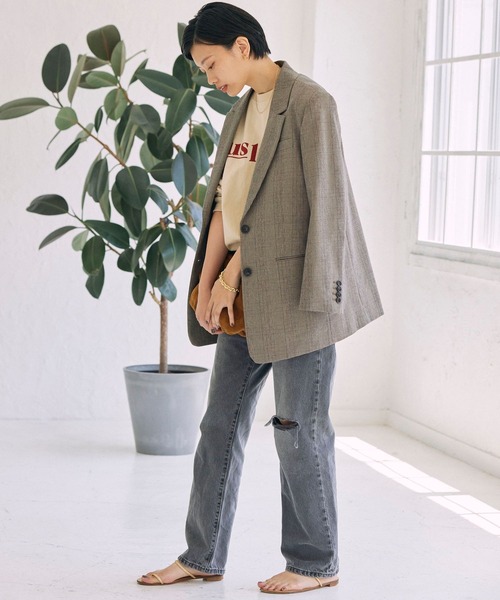 GOOD ROCK SPEED（グッドロックスピード）の「【GOODROCKSPEED】ロゴロングTシャツ（Tシャツ/カットソー・レディース・ホワイト/ベージュ・フリー）」の5枚目の写真