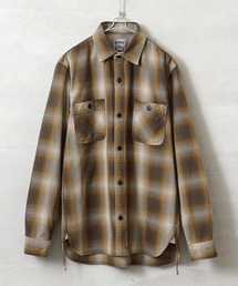HOUSTON ヒューストン 41049 OMBRE CHECK VIYELLA SHIRT