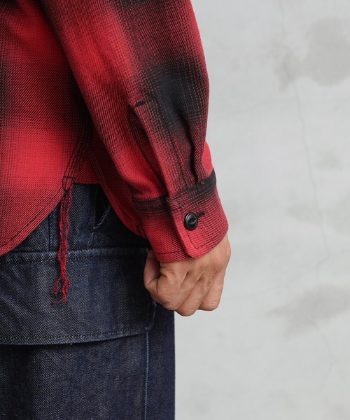 HOUSTON ヒューストン 41049 OMBRE CHECK VIYELLA SHIRT（シャツ/ブラウス）｜HOUSTON（ヒューストン）