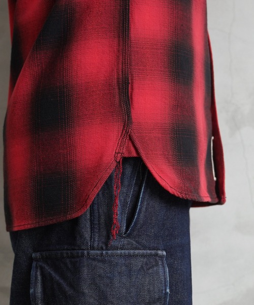 HOUSTON ヒューストン 41049 OMBRE CHECK VIYELLA SHIRT（シャツ/ブラウス）｜HOUSTON（ヒューストン）