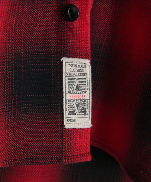 HOUSTON ヒューストン 41049 OMBRE CHECK VIYELLA SHIRT（シャツ/ブラウス）｜HOUSTON（ヒューストン）