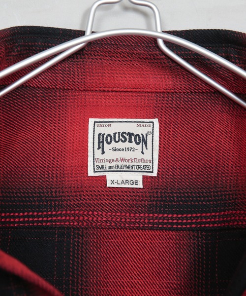 HOUSTON ヒューストン 41049 OMBRE CHECK VIYELLA SHIRT（シャツ/ブラウス）｜HOUSTON（ヒューストン）
