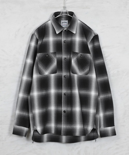 HOUSTON ヒューストン 41049 OMBRE CHECK VIYELLA SHIRT（シャツ/ブラウス）｜HOUSTON（ヒューストン）