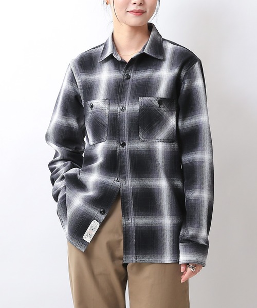 HOUSTON ヒューストン 41049 OMBRE CHECK VIYELLA SHIRT（シャツ/ブラウス）｜HOUSTON（ヒューストン）