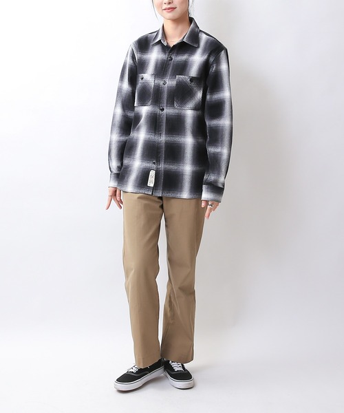 HOUSTON ヒューストン 41049 OMBRE CHECK VIYELLA SHIRT（シャツ/ブラウス）｜HOUSTON（ヒューストン）