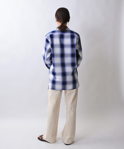 HOUSTON ヒューストン 41049 OMBRE CHECK VIYELLA SHIRT（シャツ/ブラウス）｜HOUSTON（ヒューストン）