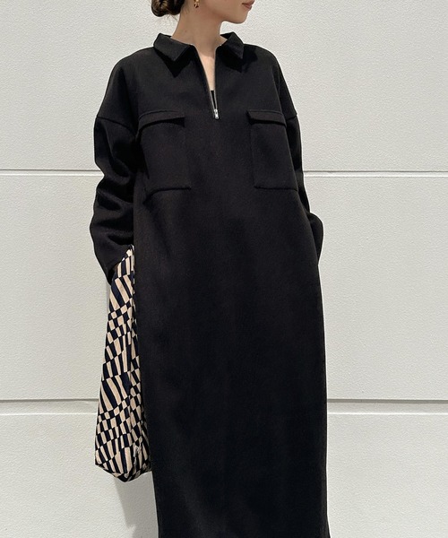 サイズ展開あり】フロントジップワンピース（ワンピース）｜select