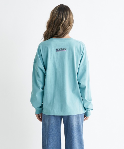 ROXY（ロキシー）の「【ZOZO別注アイテム】SALT WATER AND WAVES/ロキシードロップショルダー長袖ロンT（Tシャツ/カットソー・レディース・グリーン/ホワイト/ブラック・FREE）」の11枚目の写真