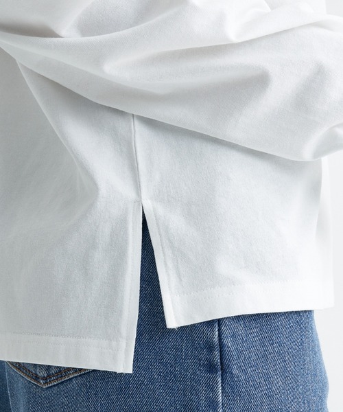 ROXY（ロキシー）の「【ZOZO別注アイテム】SALT WATER AND WAVES/ロキシードロップショルダー長袖ロンT（Tシャツ/カットソー・レディース・グリーン/ホワイト/ブラック・FREE）」の6枚目の写真