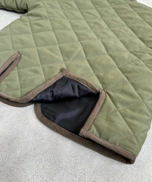 BIG FIELD（ビッグフィールド）の「ダイヤキルトジャケット（80～150cm）（ブルゾン・キッズ・ブラック/ベージュ/ネイビー/カーキ・90/100/110/120/80/130/95/140/150）」の15枚目の写真