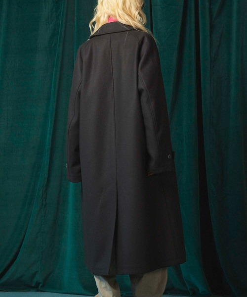 MAISON SPECIAL メルトンプライムオーバーPコート　グリーン MAISON SPECIAL｜Super140s Prime-Over Melton Balmachan Coat