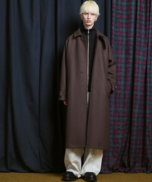 MAISON SPECIAL リーフジャガードプライムオーバーステンカラーコート MAISON SPECIAL リーフジャガードプライムオーバーステンカラーコート
