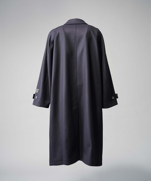 UNISEX》Super140s Prime-Over Melton Balmachan Coat/プライム