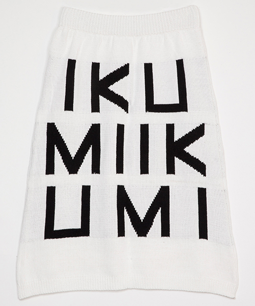 IKUMI（イクミ）の「【IKUMI】IKUMI LOGO KNIT SKIRT（スカート）」 - WEAR 