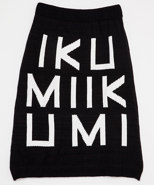 IKUMI（イクミ）の「【IKUMI】IKUMI LOGO KNIT SKIRT（スカート）」 - WEAR 