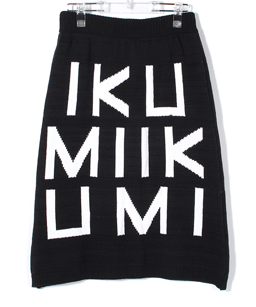 IKUMI（イクミ）の「【IKUMI】IKUMI LOGO KNIT SKIRT（スカート）」 - WEAR 